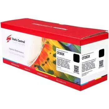 Картридж лазерный Static Control 002-01-TF283X CF283X черный (2200стр.) для HP LJ Pro M225dn/M201/M202