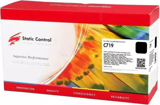 Картридж лазерный Static Control 002-04-VG719H 719 черный (6400стр.) для Canon MF5840dni-Sensys/MF5880dni LBP6300i/6650i