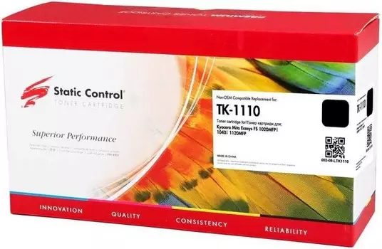 Картридж лазерный Static Control 002-08-LTK1110 TK-1110 черный (2500стр.) для Kyocera FS 1020MFP/1040/1120MFP