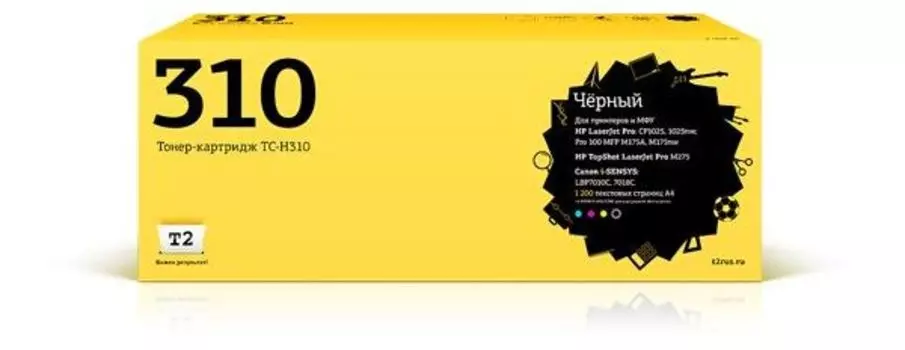 Картридж лазерный T2 TC-H310 Black