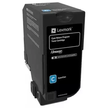 Картридж Lexmark 74C5SCE для CX725de,X725dhe,CS725de,CS720de, голубой