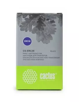 Картридж матричный Cactus CS-ERC30 черный для Epson ERC 30/34/38
