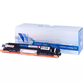 Картридж NV Print CE313A/Canon729 Magenta для Нewlett-Packard LJ Color CP1025 (1000k)