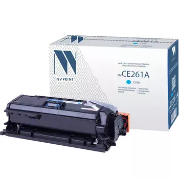 Картридж NVP совместимый NV-CE261A Cyan для HP Color LaserJet CP4025dn/ CP4025n/ CP4525dn/ CP4525n/ CP4525xh (11000k)