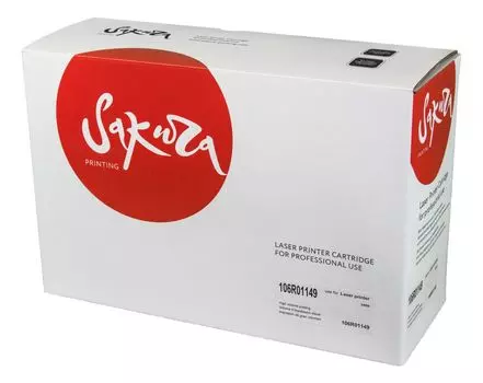 Картридж SAKURA 106R01149 для XEROX, черный, 12000 к. Phaser3500