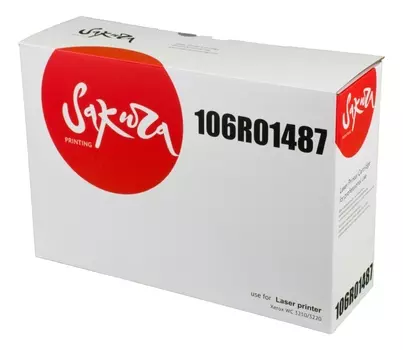 Картридж SAKURA 106R01487 для Xerox WC 3210/3220, черный, 4100 к.