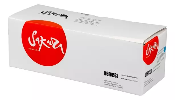 Картридж SAKURA 106R01523 для Xerox Phaser 6700, синий, 12 000 к.