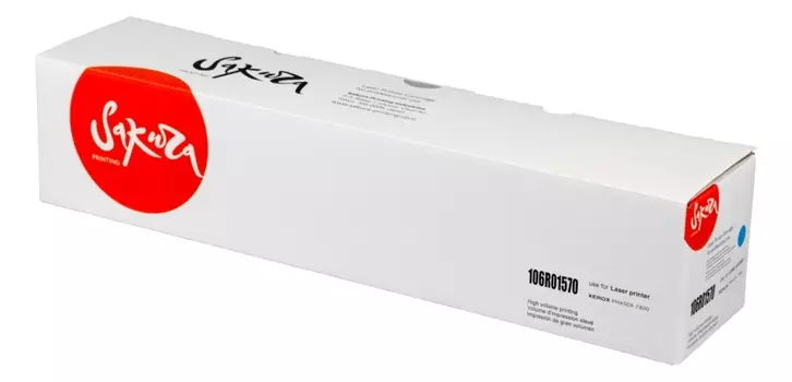 Картридж SAKURA 106R01570 для Xerox Phaser 7800, синий, 17 200 к.