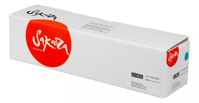 Картридж SAKURA 106R02609 для Xerox Phaser 7100, синий, 9 000 к. (в комплекте 2 шт., на 4 500 к. каждый)