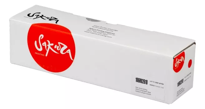 Картридж SAKURA 106R02610 для Xerox Phaser 7100, пурпурный, 9 000 к. (в комплекте 2 шт., на 4 500 к. каждый)