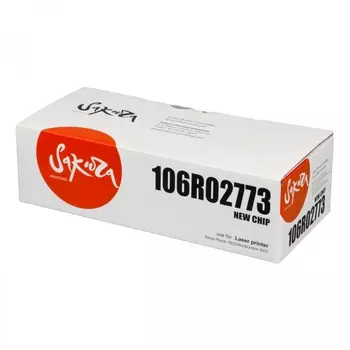 Картридж SAKURA 106R02773-N для Xerox Phaser 3020, Xerox WorkCentre 3025, черный, 1500 к. (обновленный чип для аппаратов,выпущенных после 01.12.2017)
