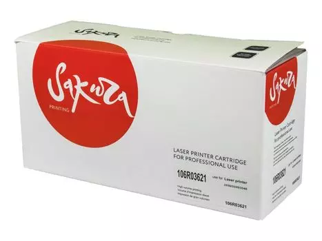 Картридж SAKURA 106R03621 для XEROX, черный, 8500 к. WC3335/WC3345