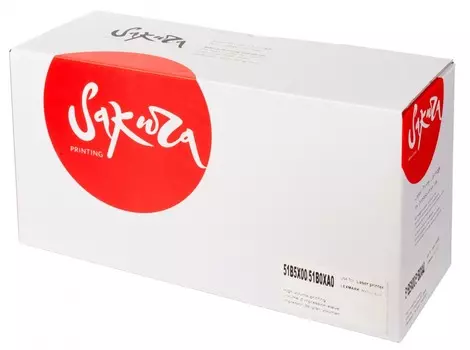 Картридж SAKURA 51B5X00/51B0XA0 для Lexmark MS517dn/ MS617dn, MX517de/ MX617de, черный, 20 000 к.