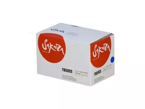 Картридж SAKURA 71B50C0 для Lexmark CS317dn/ CS417dn/ CS517de/ CX317dn/ CX417dn/ CX417de/ CX517de, синий, 2300 к.