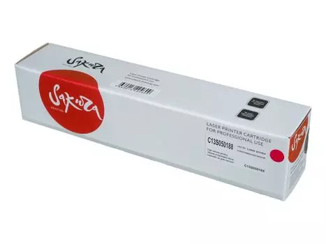 Картридж SAKURA C13S050188 для EPSON, пурпурный, 4000 к. Aculaser CX11NF/Aculaser CX11N/Aculaser C1100/Aculaser C1100N