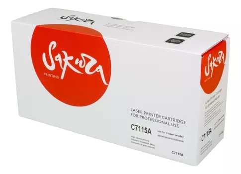 Картридж SAKURA C7115A для HP LaserJet hp laserjet 1220/3300/3310/3320/3330/3380/1000/ 1005/1200, черный, 2500 к.