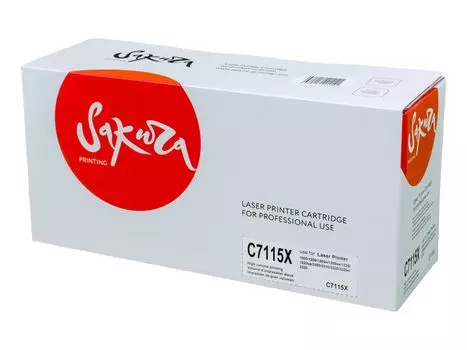 Картридж SAKURA C7115X для HP, черный, 3500 к. LJ 1000/LJ 1200/LJ 1200n/LJ 1200se/LJ 1220/LJ 1220se/LJ 3300/LJ 3310/LJ 3320/LJ 3320n/LJ 3330