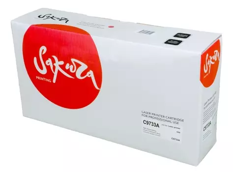 Картридж SAKURA C9733A для принтера HP Laser Jet 5500/5550, пурпурный, 12000 к.