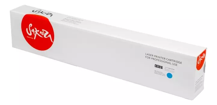 Картридж SAKURA CB381A (HP 824A) для HP Color LaserJet CP6015xh/ CP6015n/ CP6415dn, CM6030 /CM6030f/ CM6040/ CM6040f, голубой, 21000к.