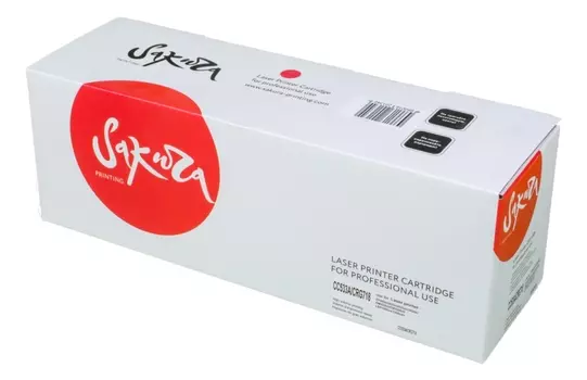 Картридж SAKURA CC533A/CRG718M для HPColor LaserJet CM2320fxiMFP/CM2320nMFP/ CM2320nfMFP/CP2025/CP2025n/CP2025dn/CP2025x, CANON LBP 7200/7200cn/iC MF8330/8350Cdn, пурпурный, 2800 к.