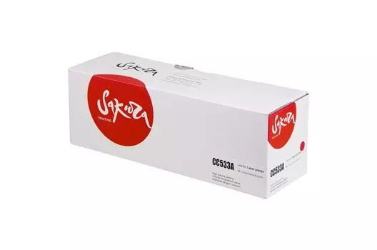 Картридж SAKURA CC533A для HP, пурпурный, 2800 к. LJ CM2320fxiMFP/CM2320nMFP/CM2320nfMFP/CP2025/CP2025n/CP2025dn/CP2025