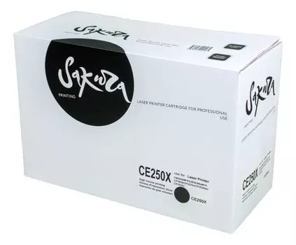 Картридж SAKURA CE250X для HP, черный, 10000 к. LJ CM3530MFP/LJ CM3530fsMFP/LJ CP3525/LJ CP3525n/LJ CP3525dn/LJ CP3525x
