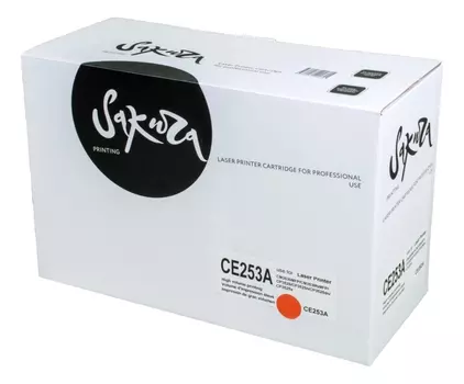 Картридж SAKURA CE253A для HPColor LaserJet CM3530MFP/CM3530fsMFP/CP3525/CP3525n/CP3525dn/CP3525x, пурпурный, 7000 к.