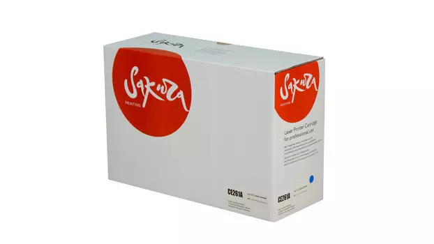 Картридж SAKURA CE261A для HP Color LaserJet CP4020/4025/4520/4525, синий, 11000 к.