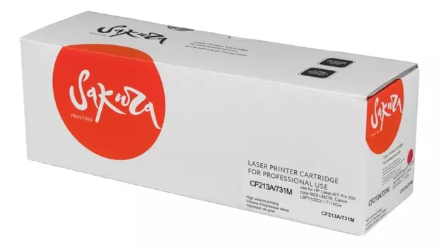 Картридж SAKURA CF213A/731M для HP LJ Pro M251/M276, Canon LBP7100Cn / 7110Cw, пурпурный, 1800 к.
