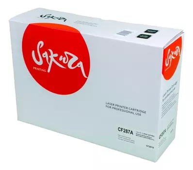 Картридж SAKURA CF287A HP, черный 9000 к.