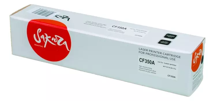 Картридж SAKURA CF350A для HP MFP M176/M177, черный 1300к.