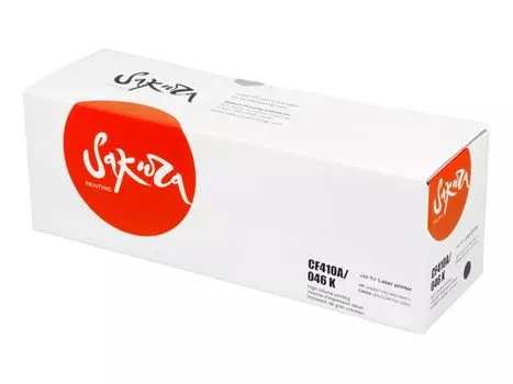 Картридж Sakura CF410A/046BK для HP, Canon, черный, 2200 к. LJ M452nw/M452dn/M477fnw/M477fdw/M477fdn/M377dw/iSENSYSLBP653Cdw/LBP654Cx/MF732Cdw/MF734Cdw/MF735Cx