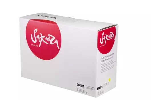 Картридж SAKURA CF452A ( HP 655A) для HP Color LaserJet JetIntelligence M652/ M653, MFP M681/ MFP M682, желтый, 10500к.