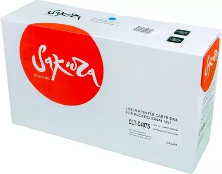 Картридж SAKURA CLTC407S для Samsung CLP-320/325, CLX-3185, синий, 1000 к.