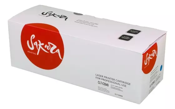 Картридж SAKURA CLTC504S для Samsung CLP-415, CLX-4195, SL-C1810, SL-C1860, синий, 1800 к.