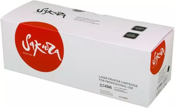 Картридж SAKURA CLTK504S для Samsung CLP-415, CLX-4195, SL-C1810, SL-C1860, черный, 2500 к.