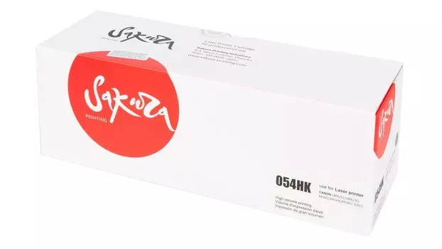 Картридж SAKURA CRG054HK для Canon i-SENSYS LBP 621Cw/ 623Cdw, MF 641Cw/ 643Cdw/ 645Cx, черный, 3100 к.