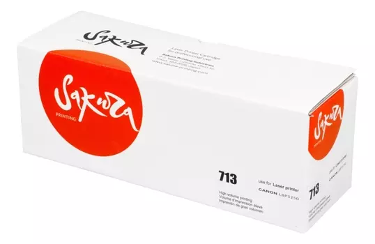 Картридж SAKURA CRG713 для Canon, черный, 2000 к.