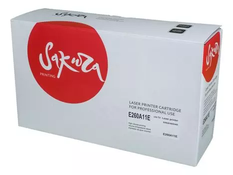 Картридж SAKURA E260A11E для Lexmark, черный, 3500 к. E460dn/E460dw/E360dn/E360d/E260d/E260/E462dtn