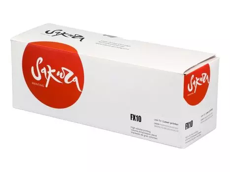 Картридж SAKURA FX10 для Canon, черный, 2000 к. MF4000/ MF4100/ MF4200/ MF4300/FAX-140/FAX-160/ MF4600/PC-D440/PC-450/FAX-L95/FAX-100/FAX-120