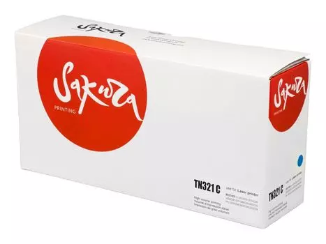 Картридж SAKURA KMTN-321C для Konica Minolta, голубой, 25000 к. bizhubC224/C224e/C284/C284e/C364/C364e