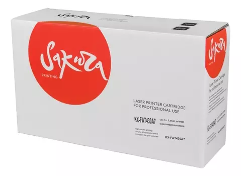 Картридж SAKURA KXFAT430A7 для PanasonicKX-MB2230/2270/2510/2540, черный , 3000 к.
