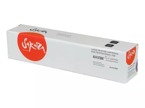 Картридж SAKURA KXFAT88A для Panasonic, черный, 2000 к. KX-FL403/KX-FL423/KX-FLC413/KX-FLC418