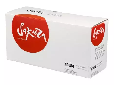 Картридж SAKURA MLTD204E для Samsung, черный, 10000 к. SL-M3325/SL-M3375/SL-M3825/SL-M3875/SL-M4025/SL-M4075