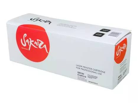 Картридж SAKURA Q2612A/FX9/FX10 для HP, Canon, черный, 2000 к. LJ 3055/LJ M1319f/LJ M1005/LJ 3015/LJ 3020/LJ 3030/LJ 1018/LJ 3050/LJ 3052/LJ 1010/LJ 1012/LJ 1015/LJ 1020/LJ 1022