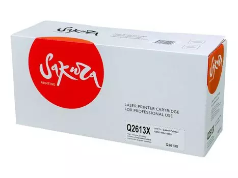 Картридж SAKURA Q2613X для HP, черный, 4000 к. LJ 1300/LJ 1300n/LJ 1300x