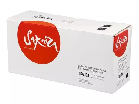 Картридж SAKURA Q2670A для HP, черный, 6000 к. LJ 3500/LJ 3350/LJ 3700