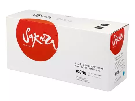 Картридж SAKURA Q2671A для HP, синий, 4000 к. LJ 3500/LJ 3350/LJ 3700