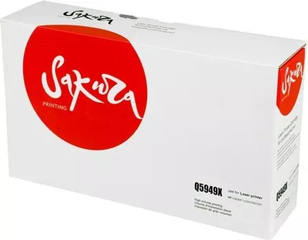 Картридж SAKURA Q5949X для HP LaserJet 1320/1320n/1320nw/1320t/1320tn/M3390mfp/M3392mfp, черный, 6000 к.