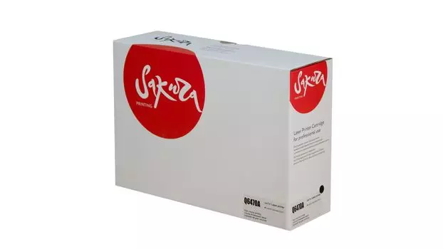 Картридж SAKURA Q6470A для HP, черный, 6000 к. LJ 3600/LJ 3600n/LJ 3600dn/LJ CP3505x/LJ 3800/LJ 3800n/LJ 3800dn/LJ 3800dtn/LJ CP3505n/LJ CP3505dn